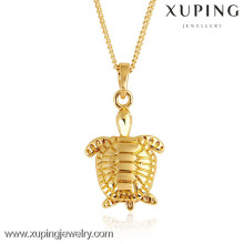 31059-Xuping requintado ouro tartaruga pingente de jóias charme